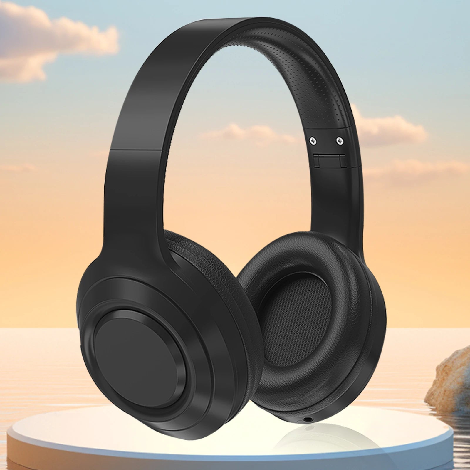 Wireless Bluetooth Headphones Over Ear HIFI Stereo Headsets Noise Reduction Sports Gaming Earphones Music Player with Mic Gifts