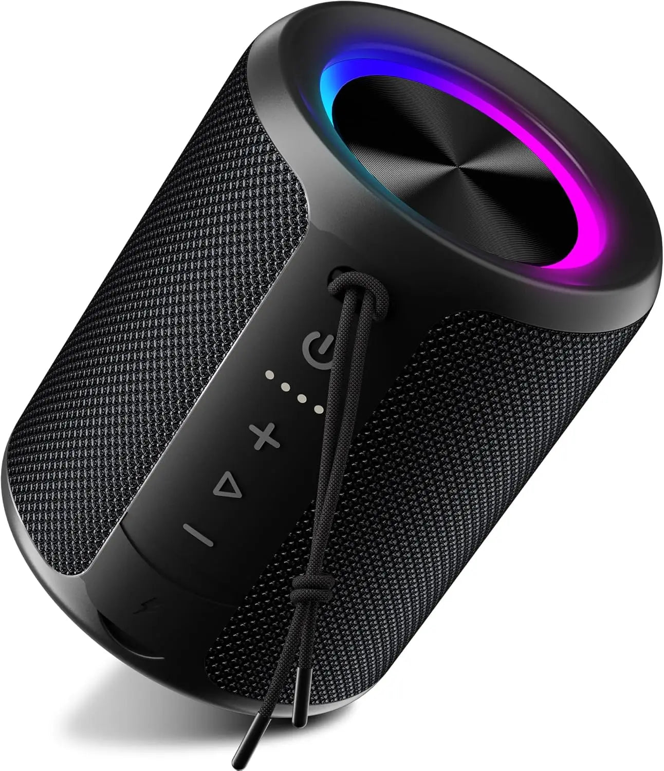 Bluetooth Speaker Wireless Portable Waterproof Speaker with Lights 24-Hour Playtime Bluetooth 5.4 TF Card AUX Playback Speakers
