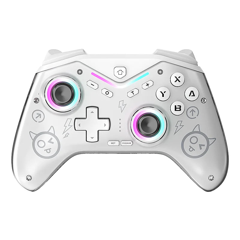 CM-619 switch game controller supports IOS/Android/PC   dual motor wireless controller with dazzling light