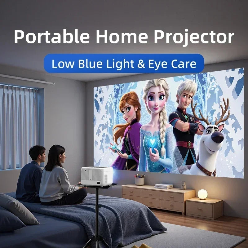 projector Portable 4K UHD HDR10 Home cinema Movie Android TV certified Gaming Outdoor MEMC Dust proof