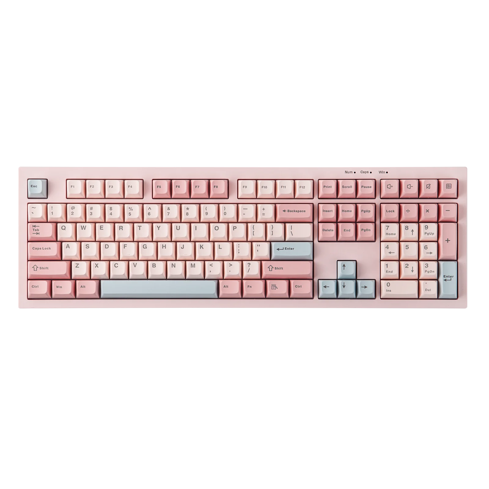 AULA S102 Wired Only Full Size Layout Silent Membrane Gaming Keyboard with Number Pad &amp; Creamy Silicone Structure
