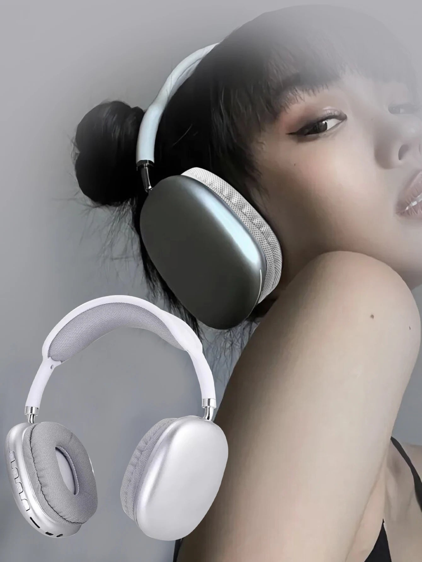 Over-ear Bluetooth headphones, with rich sound quality, no noticeable delay, comfortable and pleasant to the ear